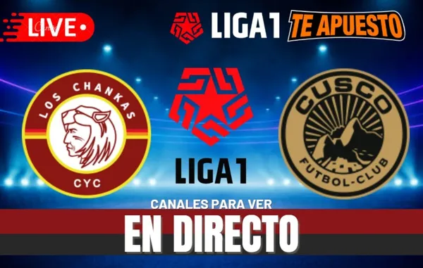 Cusco FC vs. Los Chankas EN VIVO HOY desde Andahuaylas por la fecha 13 del Torneo Clausura 2025