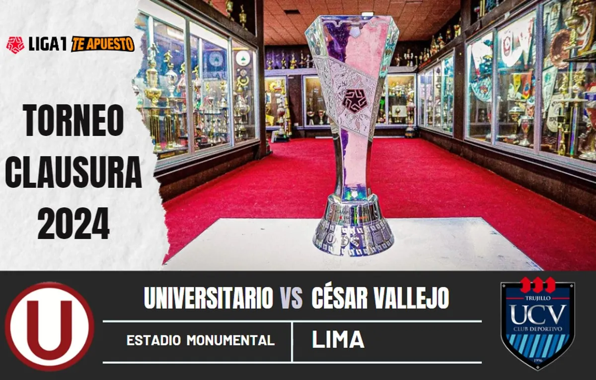 ¿A qué hora juegan Universitario vs. César Vallejo y dónde ver el duelo por el Torneo Clausura?