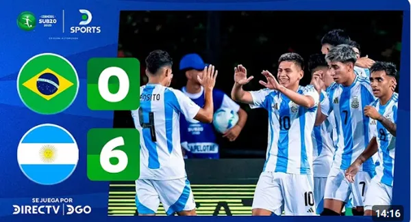 Argentina vs Brasil sub 20 2025