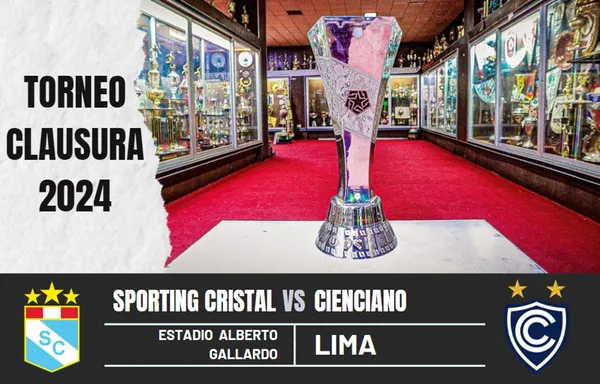 ¿A qué hora juegan Sporting Cristal vs. Cienciano por la fecha 3 del Torneo Clausura?