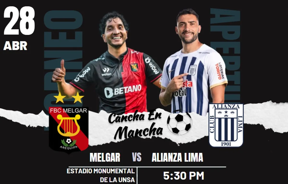 Alianza Lima vs. Melgar: Sigue EN VIVO el minuto a minuto del encuentro por el Torneo Apertura 2024.