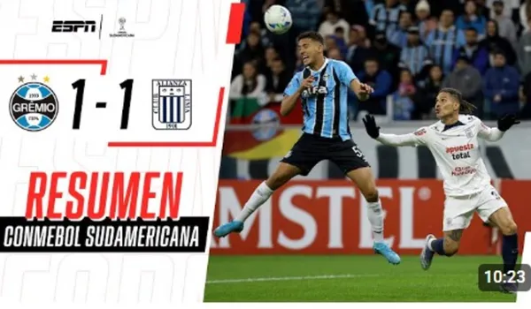 Gremio vs Alianza Lima Copa Sudamericana 2025
