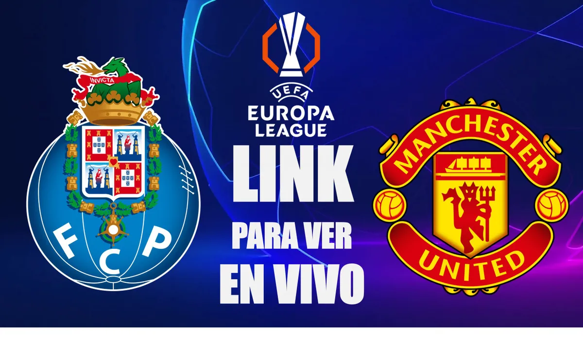 Porto vs Manchester United por la Europa League 2024 - Composicion: Cancha en Mancha