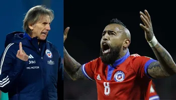 Arturo Vidal y Ricardo Gareca 2024