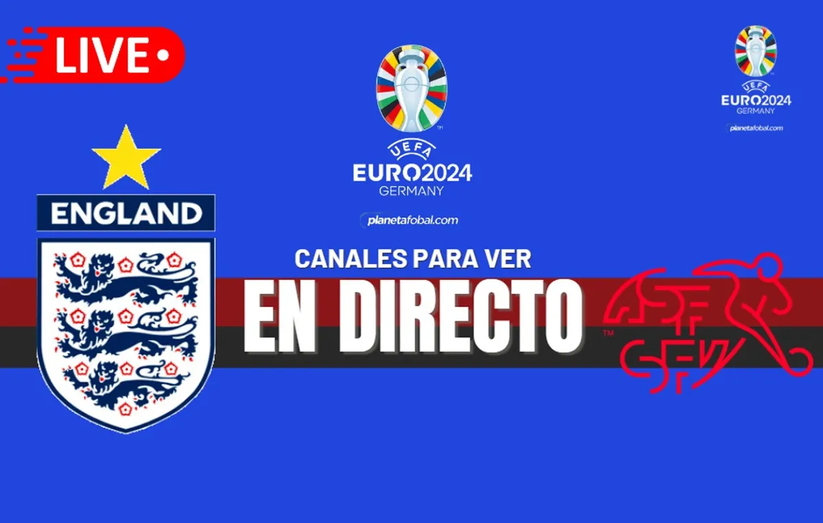 Inglaterra vs. Suiza EN VIVO y EN DIRECTO: Horarios, pronósticos y canales para ver los cuartos de la Eurocopa