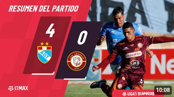 Se cayó: Los Chankas cayeron goleados ante ADT en la fecha 12 del Torneo Apertura 2026 – VIDEO