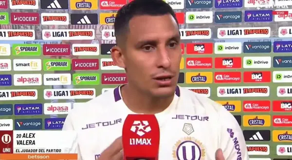 Álex Valera explotó tras el empate de Universitario ante Melgar: “Molesto”