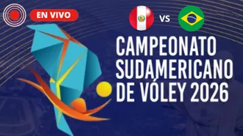 Perú vs Brasil SUdamericano de vóley 2026