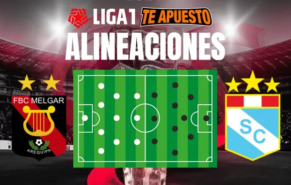 Alineaciones de Sporting Cristal y Melgar: Los ONCE de Farré y Valencia para el choque por la fecha 8