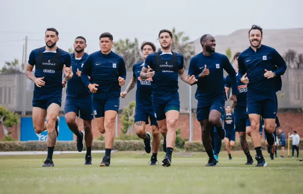 Alianza Lima en plena entrenamiento 2024