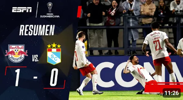 Sporting Cristal eliminado de la Copa Sudamericana 2026: cayó 1-0 ante Bragantino y quedó fuera en Brasil – VIDEO