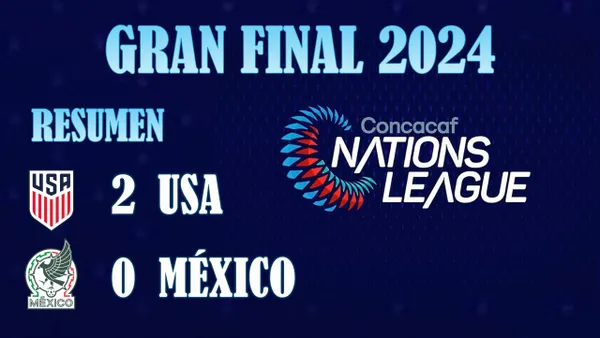 VIDEO RESUMEN: USA se corona Tri Campeón de la Nations League 2024 al vencer a México.
