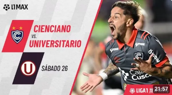 Cienciano vs Universitario Torneo Clausura 2025
