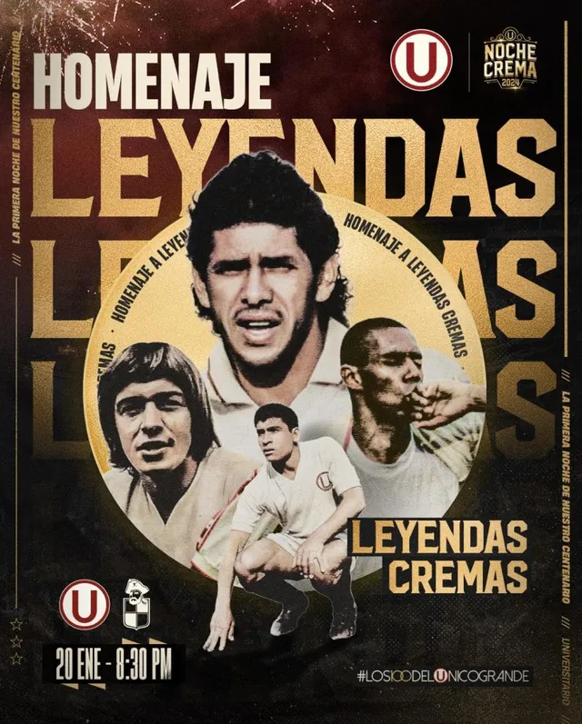 Homenaje a las leyendas de la U &#8211; Fuente: Universitario