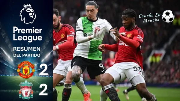 VIDEO RESUMEN: Manchester United y Liverpool empataron en un partidazo por la Premier League