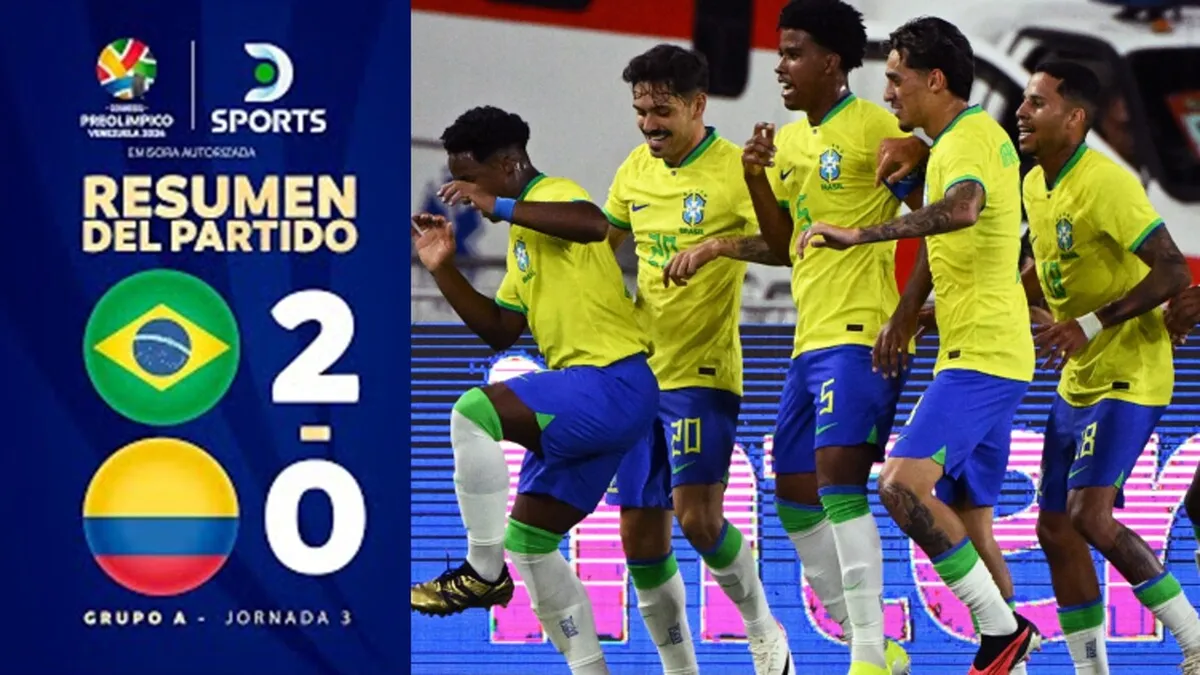 Brasil consigue su segunda victoria en el Preolímpico Sub-23, mira aquí el VIDEO del encuentro