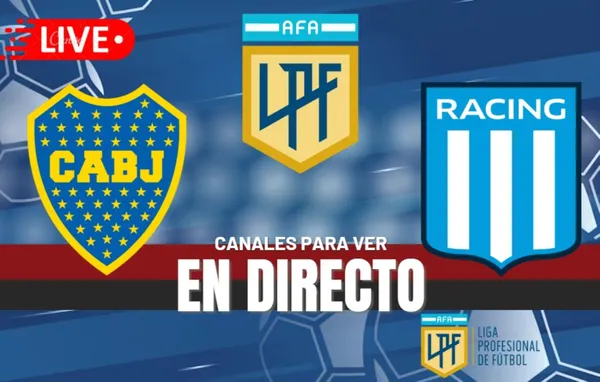 Boca Juniors vs. Racing Club EN VIVO y EN DIRECTO HOY desde La Bombonera por la semifinal de la Liga Argentina 2025