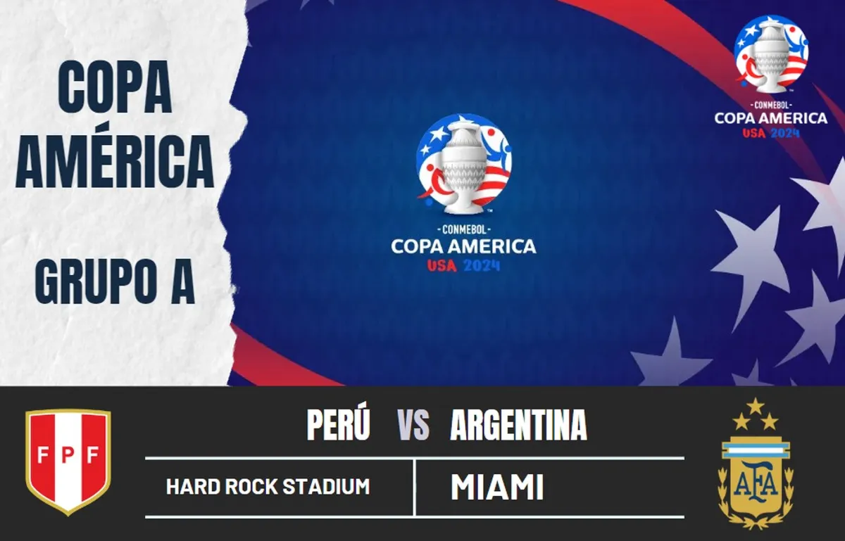 ¿A qué hora juegan Perú vs. Argentina por Copa América? Canales para ver a la ‘Bicolor’