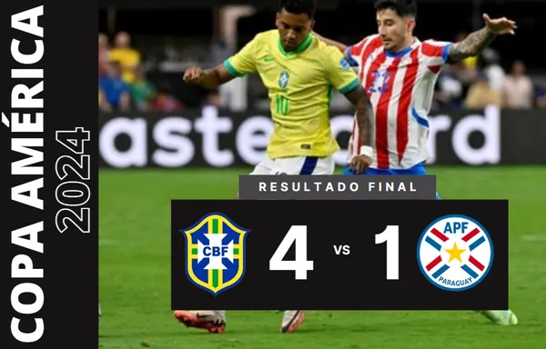 Brasil arrolló a Paraguay y lo eliminó de la Copa América – VIDEO