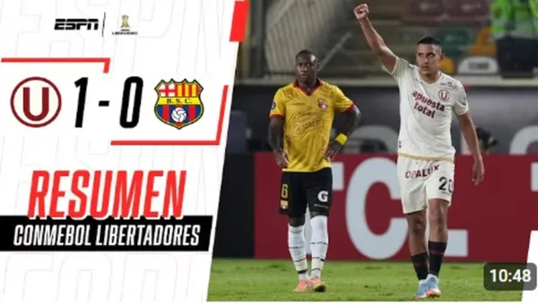 Universitario vs Barcelona Copa Libertadores 2025