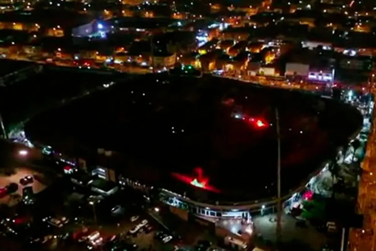 Apagón en el estadio de Alianza Lima