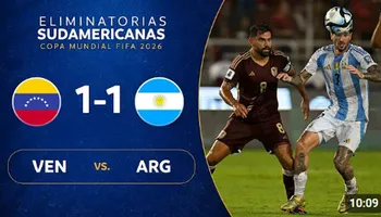 Venezuela y Argentina empataron por eliminatorias 2026