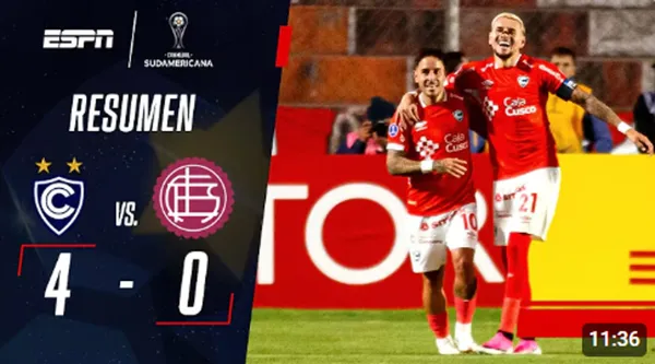 ¡Cienciano hace historia! Goleó 4-0 a Lanús y avanza a octavos de final de la Copa Sudamericana 2026 – VIDEO