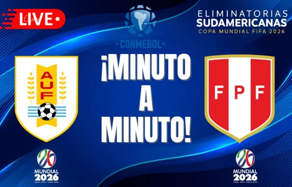Perú vs. Uruguay EN VIVO y EN DIRECTO minuto a minuto por las Eliminatorias 2026