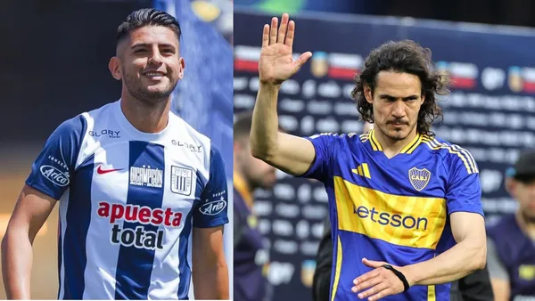 Carlos Zambrano y Edinson Cavani 2025