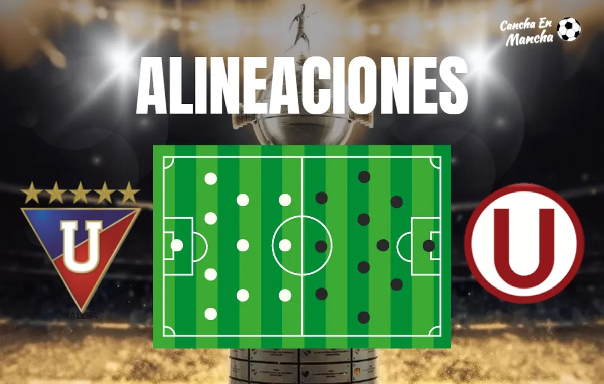 Alineaciones de Universitario y LDU para el choque por Copa Libertadores 2024