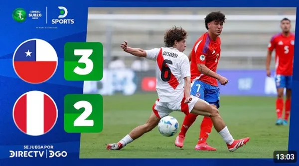 Perú vs Chile sub 20 2025