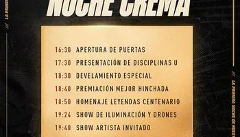 La Noche Crema es hoy, Universitario vs Coquimbo Unido y un evento espectacular.