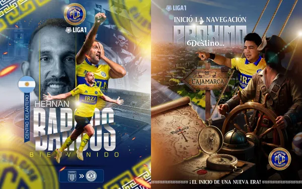 ¡El Pirata cambia de puerto! Hernán Barcos es nuevo refuerzo de FC Cajamarca para la Liga 1 2026