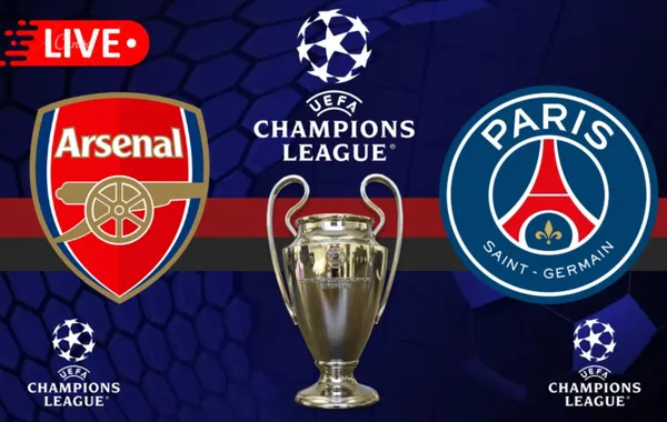 Arsenal vs PSG Semifinales UEFA Champions League 2024-25.