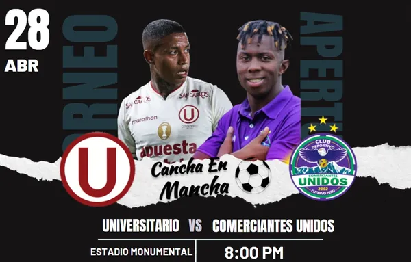 Universitario vs. Comerciantes Unidos EN VIVO: Horarios y dónde ver el encuentro por el Torneo Apertura