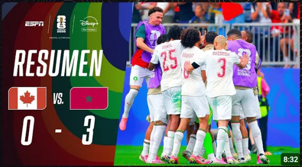 Marruecos aplastó a Canadá y clasificó a cuartos de final del Mundial 2026 – VIDEO