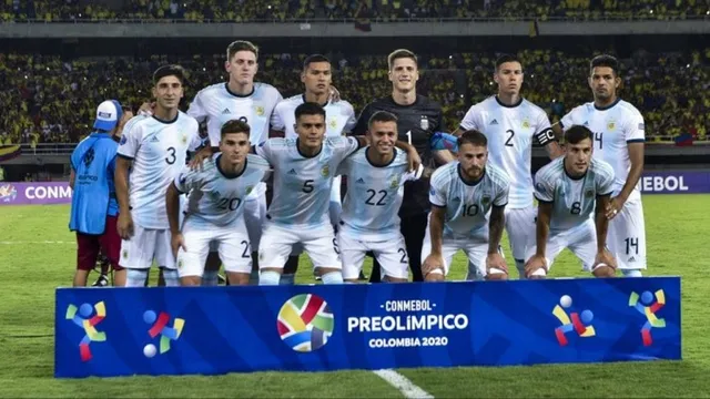 Selección Argentina Sub23 que participa en el Preolímpico &#8211; Fuente: AFA