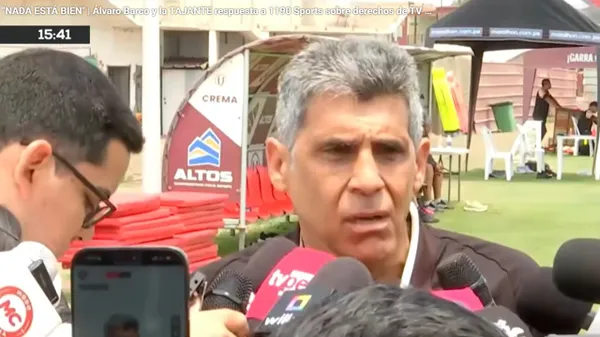Álvaro Barco estalla contra la FPF sobre los derechos de TV de la Liga 1 2026