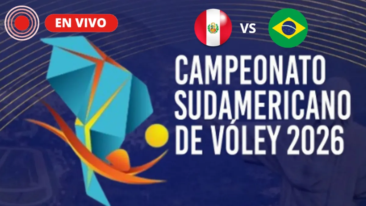 Perú vs Brasil SUdamericano de vóley 2026