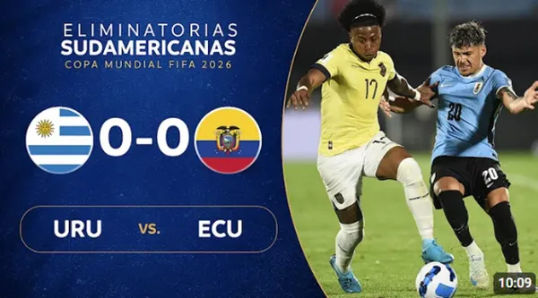 Uruguay vs Ecuador por eliminatorias 2026