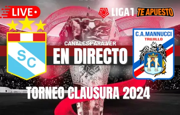 Sporting Cristal vs. Manucci EN VIVO y EN DIRECTO: Horarios y canales para ver el Torneo Clausura