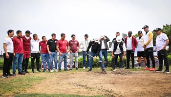 Jean Ferrari primera piedra estadio de la U 2024