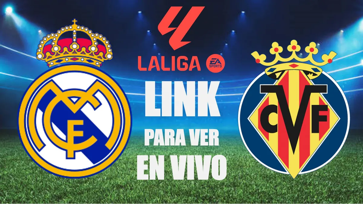 Real Madrid vs Villarreal por laliga 2024.