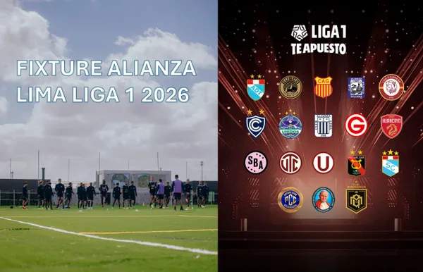 Fixture de Alianza Lima en la Liga 1 2026: así será el camino blanquiazul en el Torneo Apertura