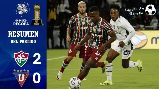 Fluminense venció a la Liga de Quito &#8211; Composición: Cancha en Mancha