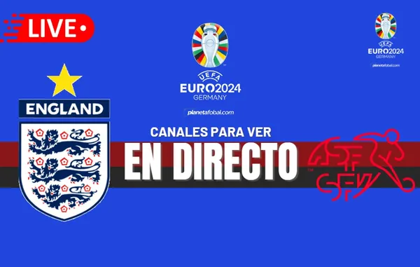 Inglaterra vs. Suiza EN VIVO y EN DIRECTO: Horarios, pronósticos y canales para ver los cuartos de la Eurocopa