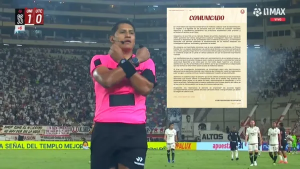 Universitario se pronuncia tras polémica por presunto acto racista en partido frente a UTC
